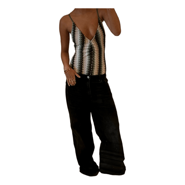 Flot missoni agtig body