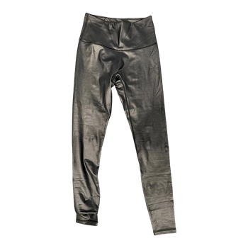 Mustat ”faux leather” näköiset trikoot