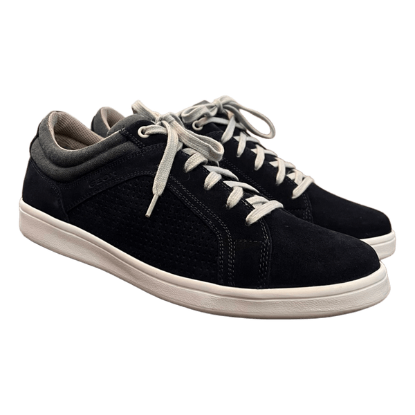 Geox blue suede sneakers