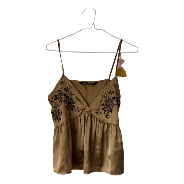 Zara guld top