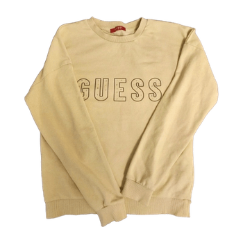 Keltainen Guess collegepaita