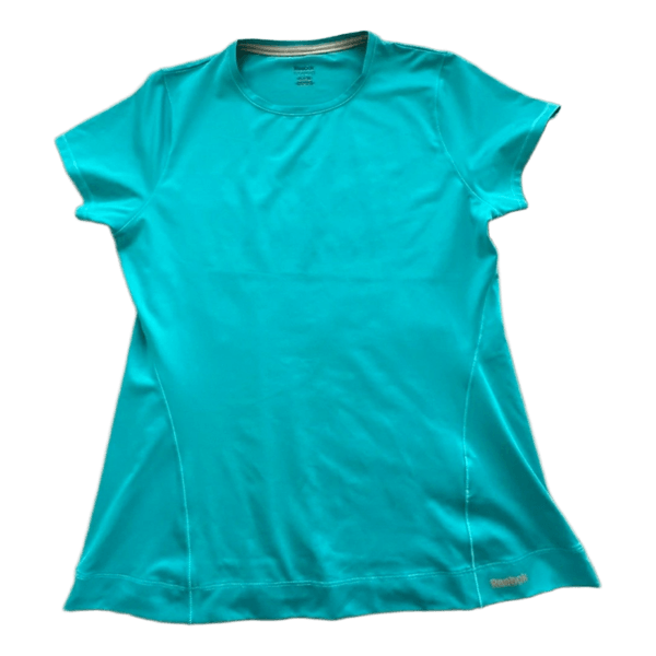 Reebok PlayDry Naisten Urheilupaita / Treenipaita - Turkoosi - S/M