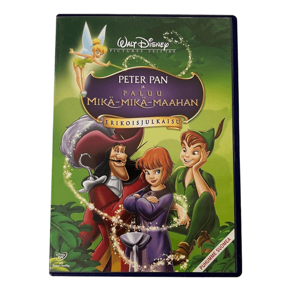 Peter Pan ja paluu Mikä-Mikä-Maahan DVD