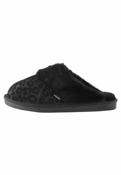 Black slippers