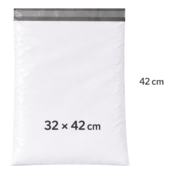 White shipping mailer bags 32x42cm 50pcs