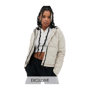 Padded hooded jacket