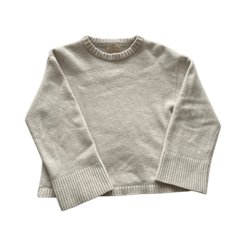 beige wool cashmere neule H&M