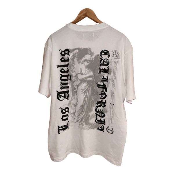 White graphic t-shirt