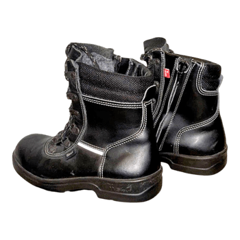 Black work boots