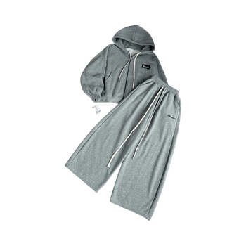 Cozy Grey Fleece Tracksuit