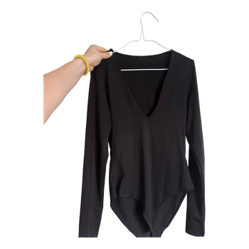 Black long sleeve bodysuit H&M