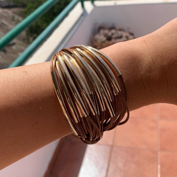 Brown / Golden bracelet 