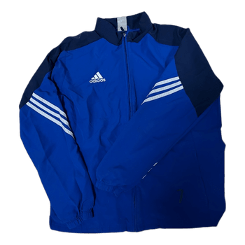Adidas Blue Windbreaker Jacket Vintage Style
