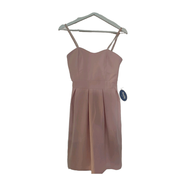 Roosan värinen kesämekko dress