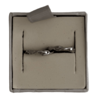 Silver tone earrings (4 pc)