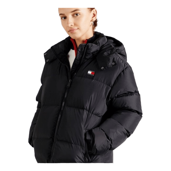 Black Tommy Jeans puffer jacket