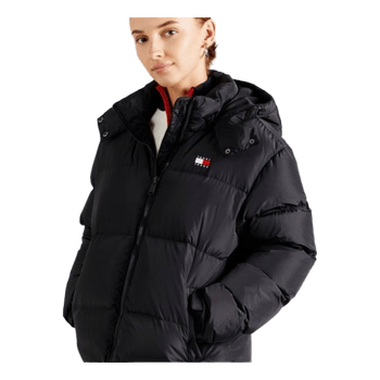 Black Tommy Jeans puffer jacket