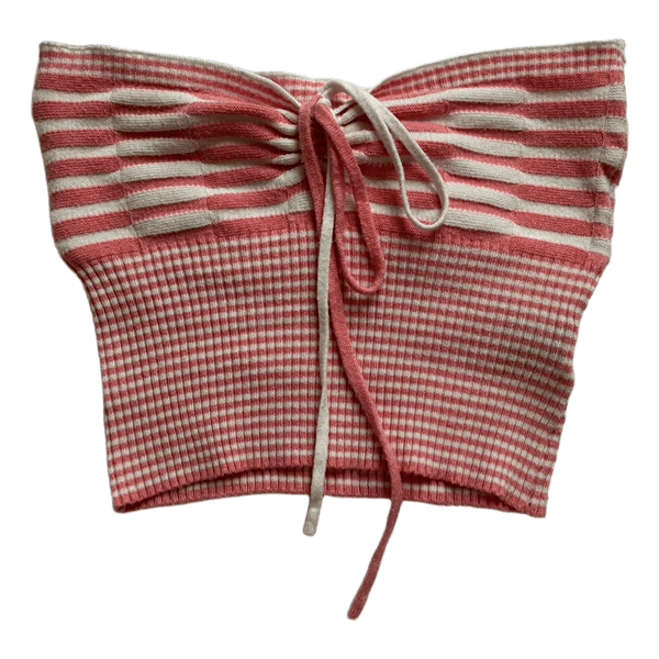 Pink stribet top