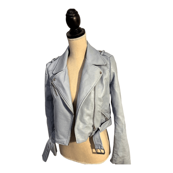 Zara light blue jacket