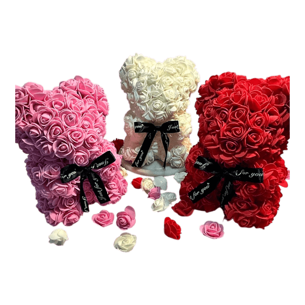 Multicolor rose bears