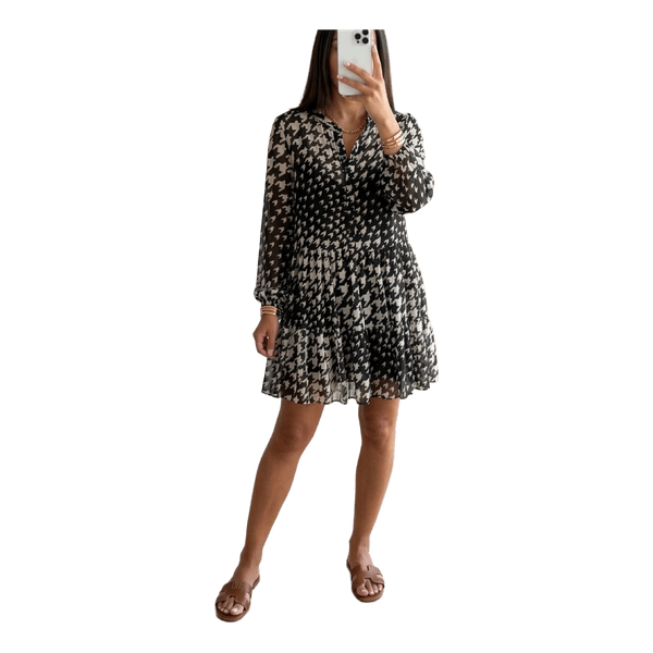 H&M houndstooth mini dress