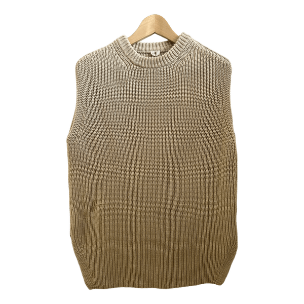 Beige neuleliivi 100% puuvillaa