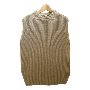 Beige neuleliivi 100% puuvillaa