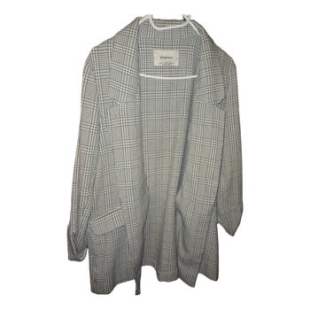 Stradivarius checked blazer