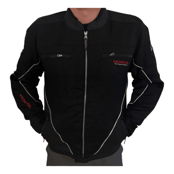 Honda black motorcycle jacket