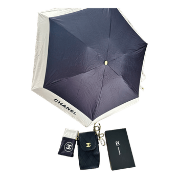 Chanel umbrella and bag