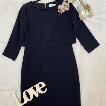The Fold long sleeve dress