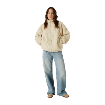 White Sherpa Jacket