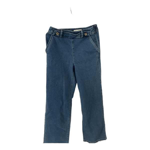 Blå denimbukser