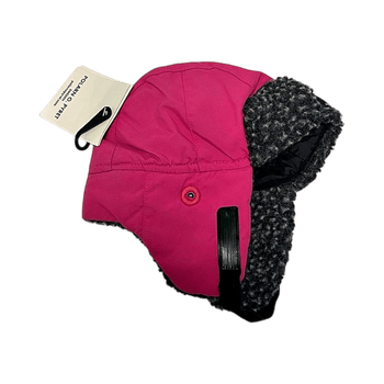 Polarn O. Pyret Baby Winter Hat 44–46 cm Pink Fleece Lined NEW with Tag