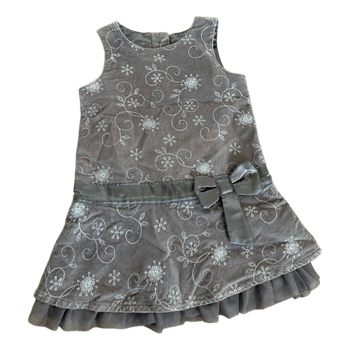 Grey corduroy dress