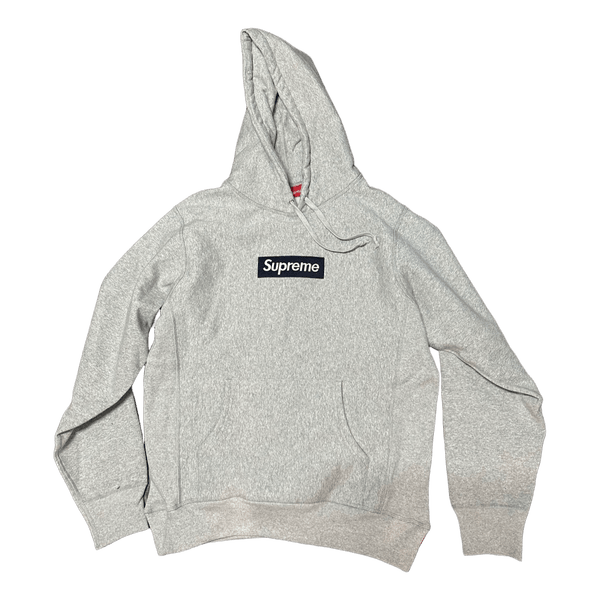 Grå supreme hoodie