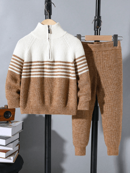 Knit sweater and pants set