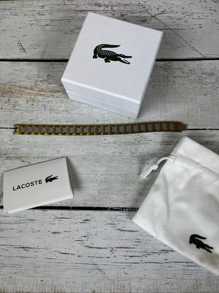 Lacoste gold tone bracelet