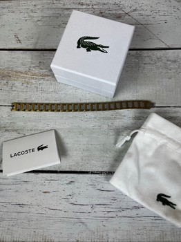 Lacoste gold tone bracelet