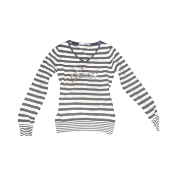 Striped long sleeve top