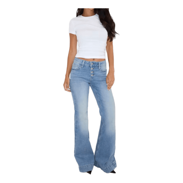 Utsvängda jeans Gina Tricot