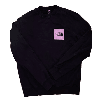 Musta The North Face collegepaita