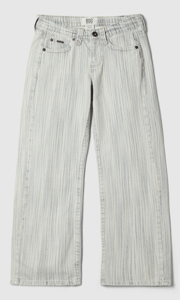 Kayla grey striped jeans