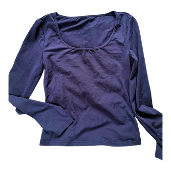 Shein navy long sleeve top