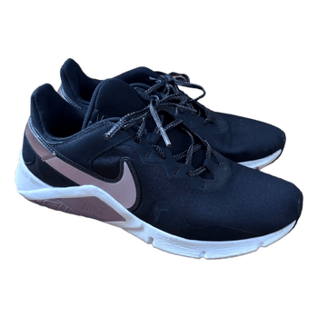 Nike black sports sneakers