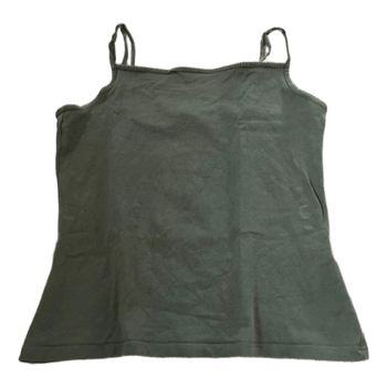 dark green tank top