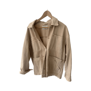Beige farkkutakki