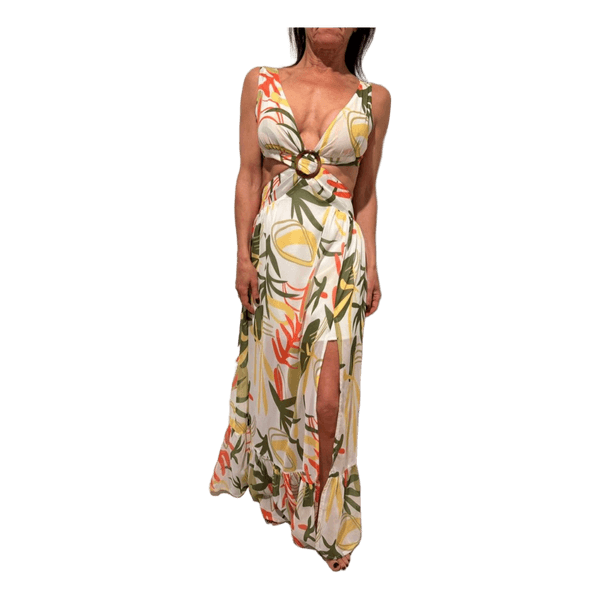 Multicolor long summer dress