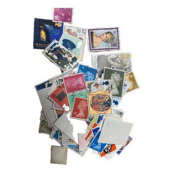 Vintage postage stamp collection
