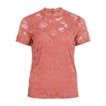 Pink blouse mottled pink